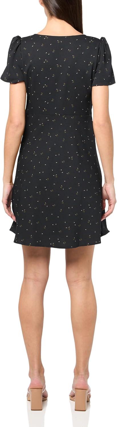imageLevis Womens Delaney Short Sleeve Mini Dress Also Available in PlusVirgo Ditsy Caviar