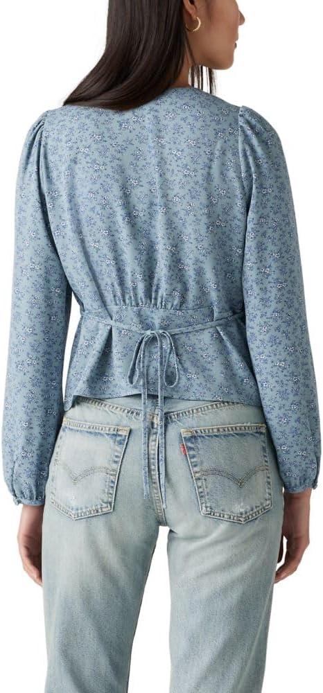 imageLevis Womens Dolores Long Sleeve BlouseNew Queen B Floral Arona