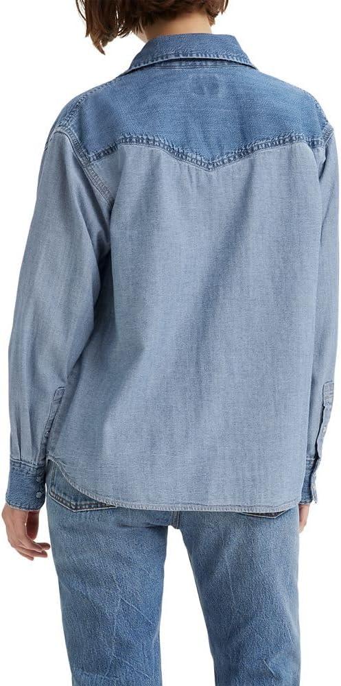 imageLevis Womens Dylan Relaxed Western Shirt Standard and PlusIn Reverse