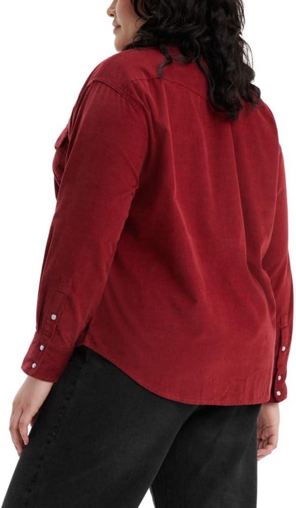 imageLevis Womens Dylan Relaxed Western Shirt Standard and PlusSyrah