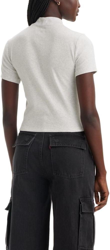 imageLevis Womens Effortless Short Sleeve TeeNew Orbit Heather Gray