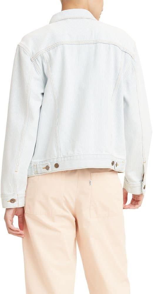 imageLevis Womens ExBoyfriend Trucker Jacket Also Available in PlusStripey Multicolor