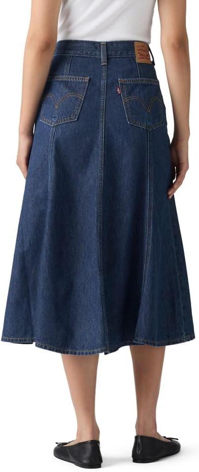 imageLevis Womens Fit and Flare SkirtNinth Life Stonewash Non Stretch