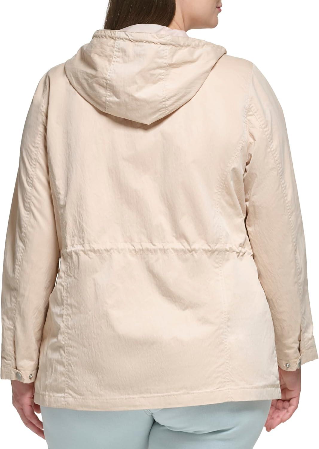 imageLevis Womens Four Pocket Hooded Military JacketFrappe