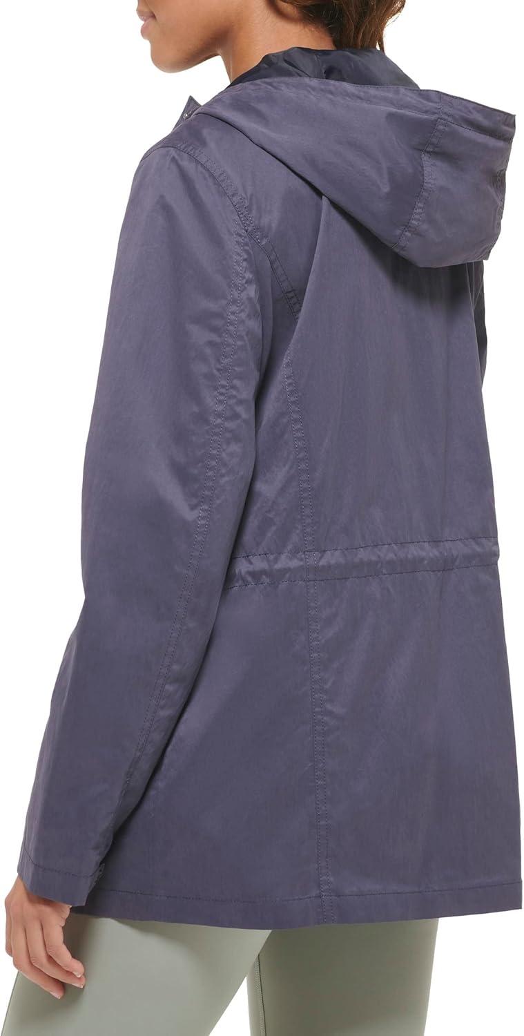 imageLevis Womens Four Pocket Hooded Military JacketOdyssey Grey