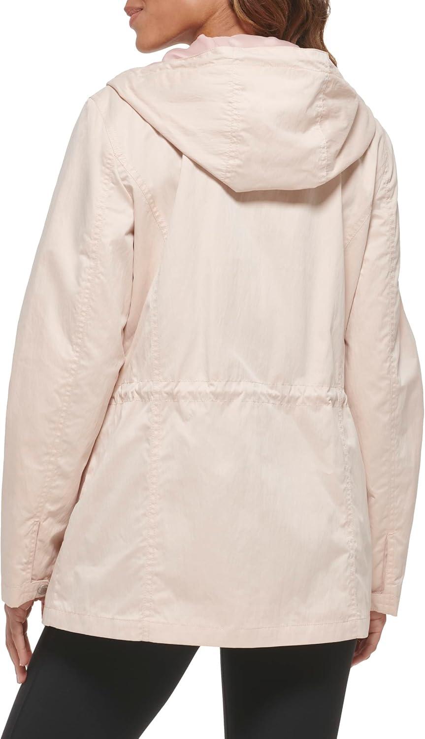 imageLevis Womens Four Pocket Hooded Military JacketPeach Puree