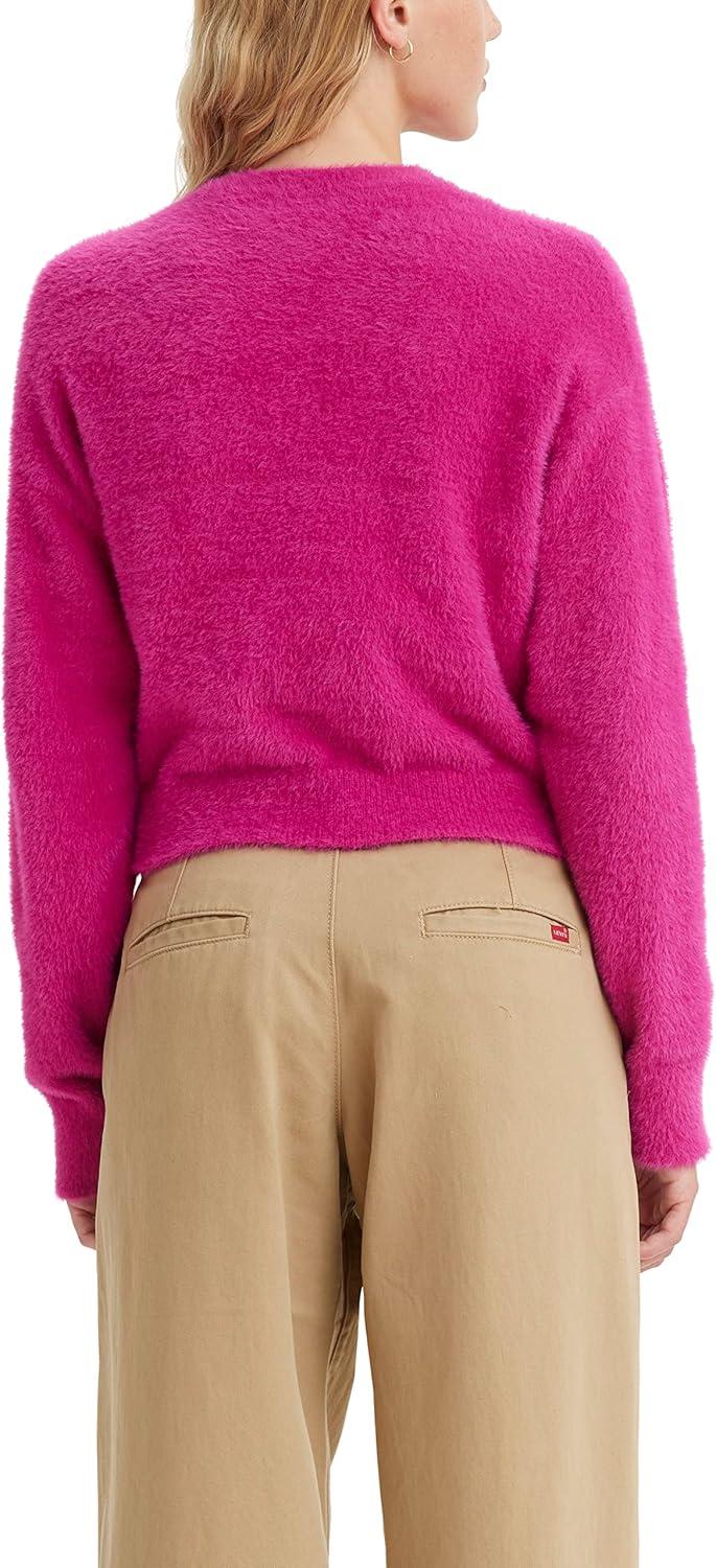 imageLevis Womens Fuzzy SweaterNew Festival Fuchsia