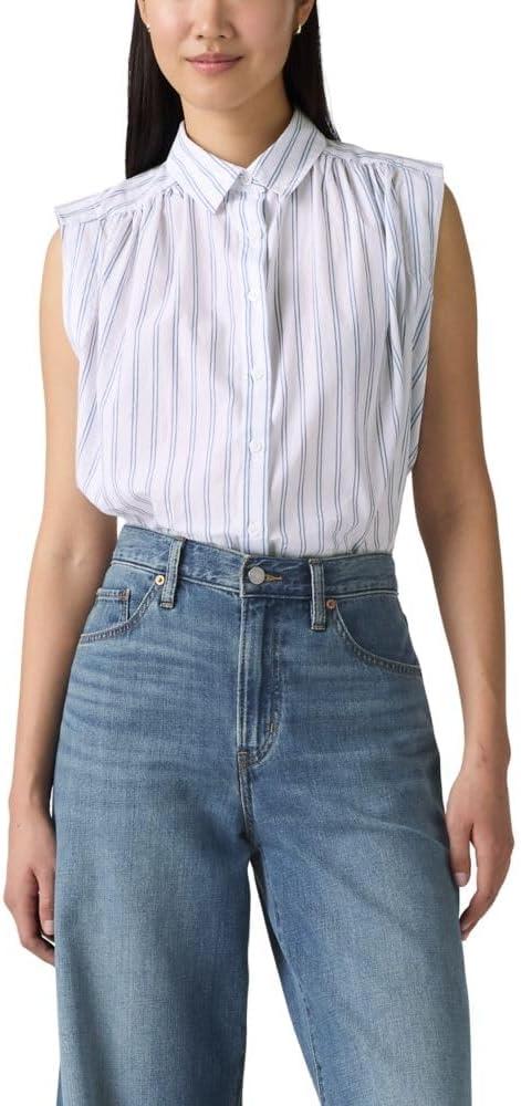 imageLevis Womens Gracen BlouseNeil Stripe Dutch Blue