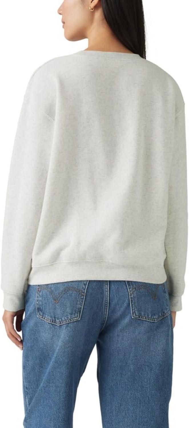 imageLevis Womens Graphic Everyday Crew Also Available in PlusFlower Fill Orbit Grey