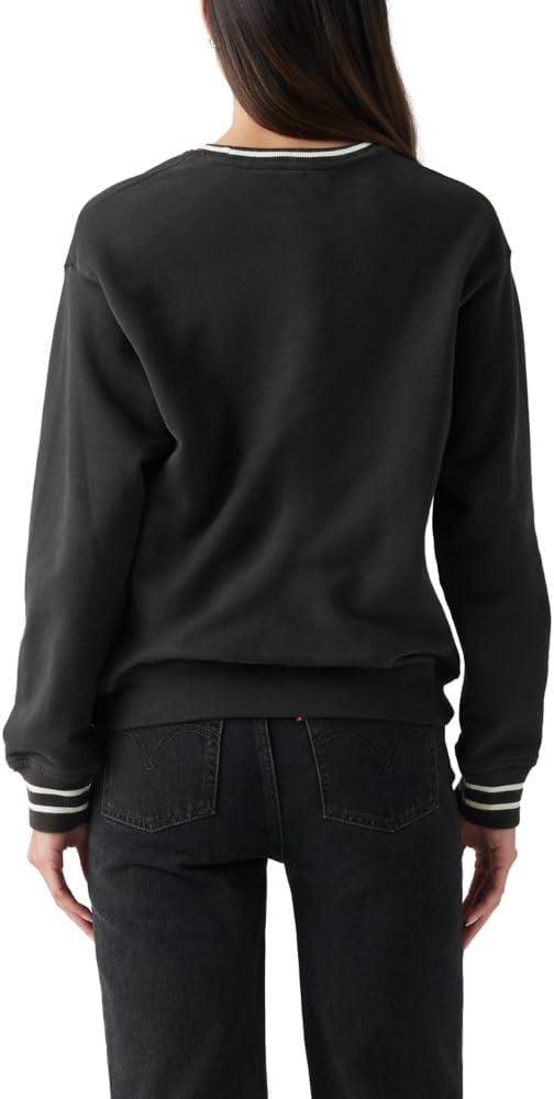 imageLevis Womens Graphic Heritage Sport CrewBlack