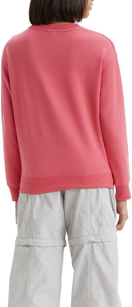 imageLevis Womens Graphic Standard Crewneck SweatshirtFoil Batwing Fill Italian Rose