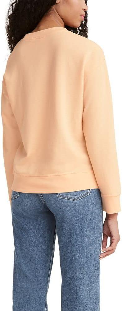 imageLevis Womens Graphic Standard Crewneck SweatshirtNatural Peach Puree