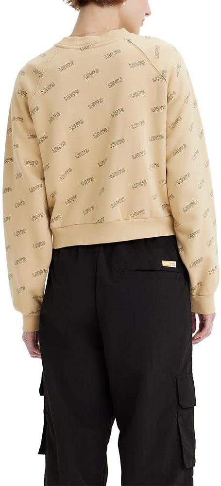 imageLevis Womens Graphic Standard Crewneck SweatshirtNew Pebble Pattern