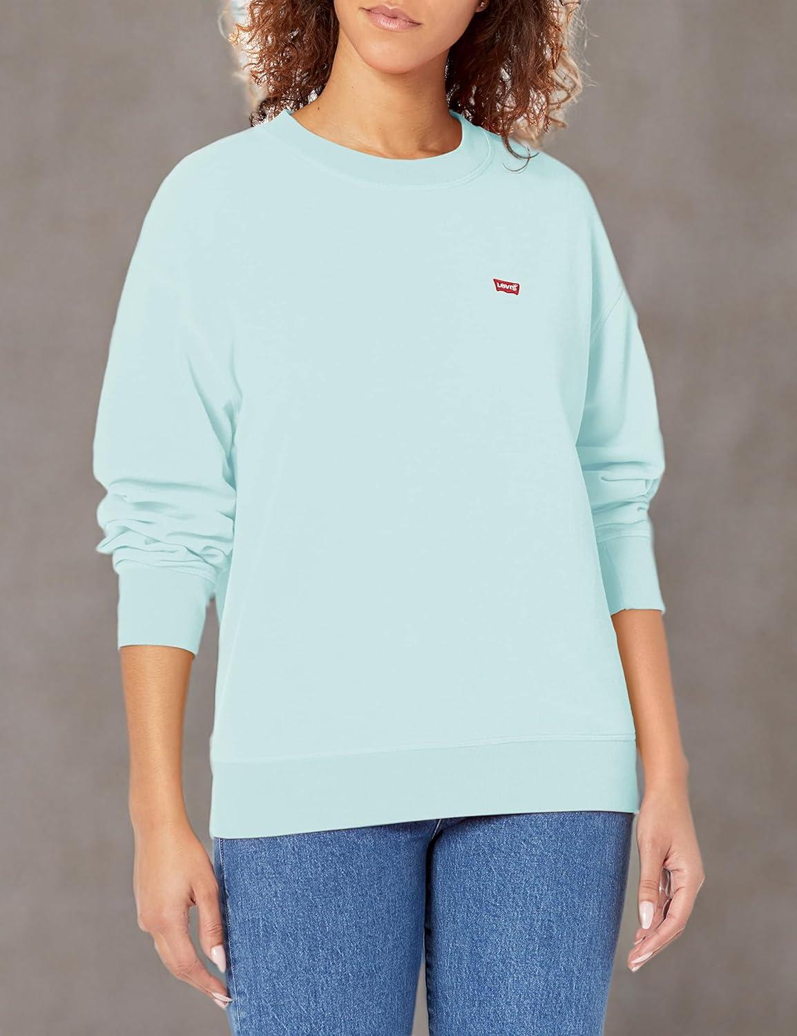 imageLevis Womens Graphic Standard Crewneck SweatshirtSterling Blue
