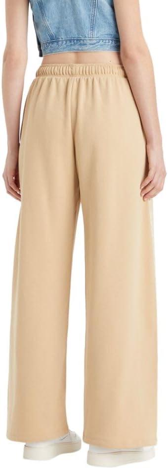 imageLevis Womens Graphic Tape Low Rider SweatsSport Logo Taping Warm Sand