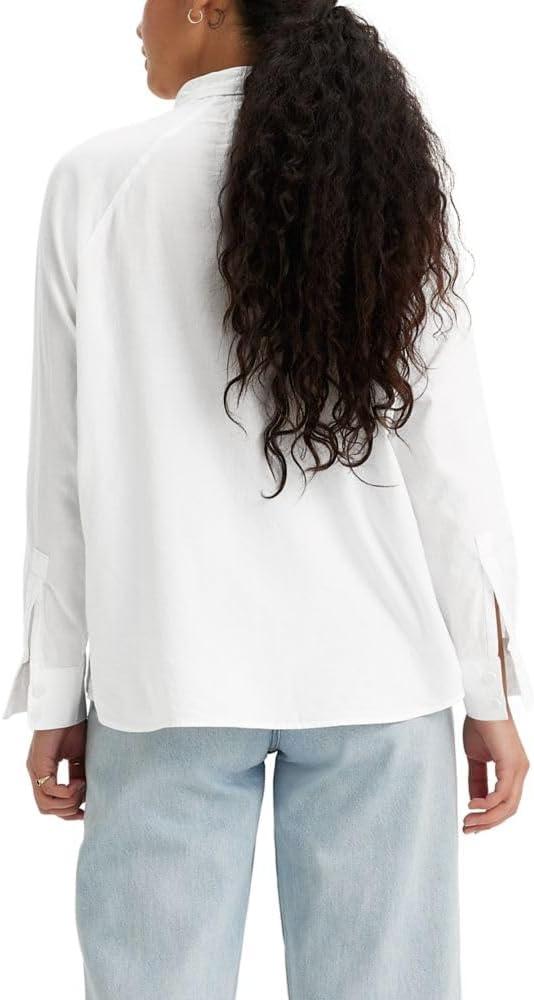 imageLevis Womens Harrison Raglan Shirt Standard and PlusBright White