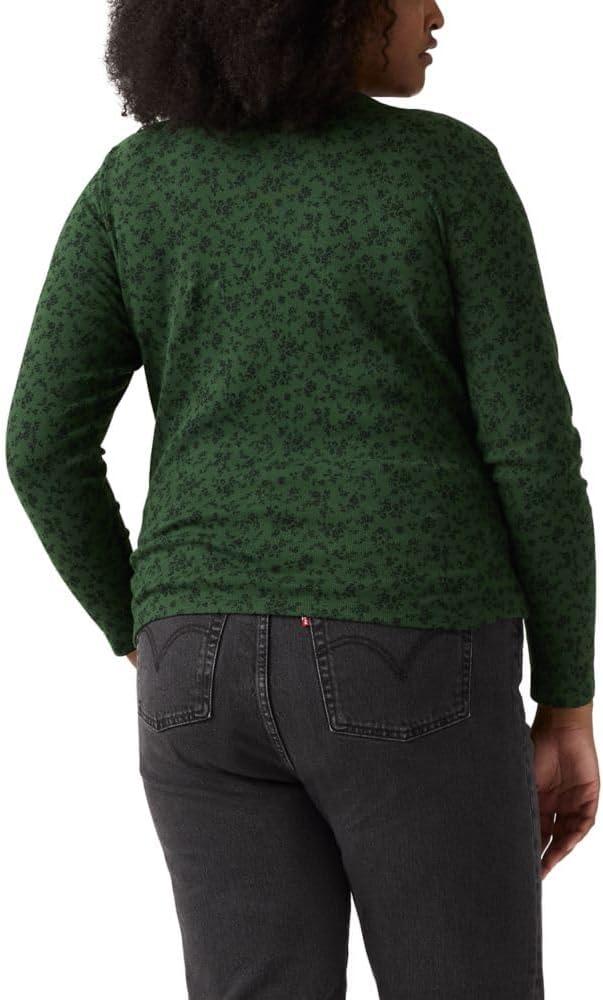 imageLevis Womens Hayes LongSleeve TShirt Also Available in PlusCurie Floral Mountain View