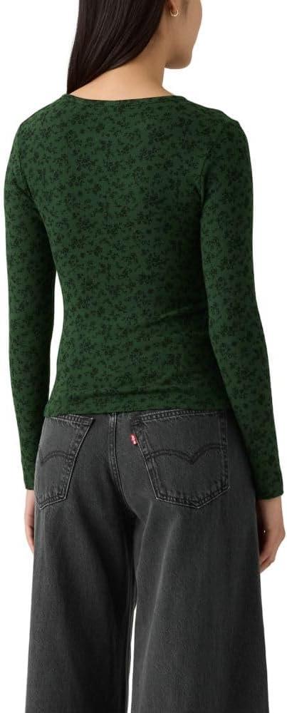 imageLevis Womens Hayes LongSleeve Tee Also Available in PlusCurie Floral Mountain View
