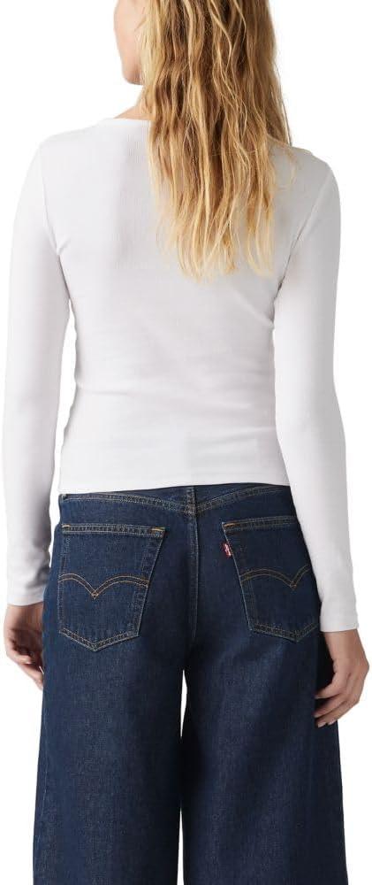 imageLevis Womens Hayes LongSleeve Tee Also Available in PlusWhite