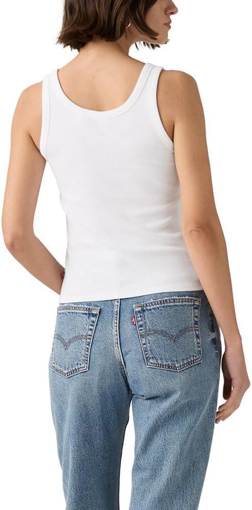 imageLevis Womens Hayes Ribbed TankNew Bright White