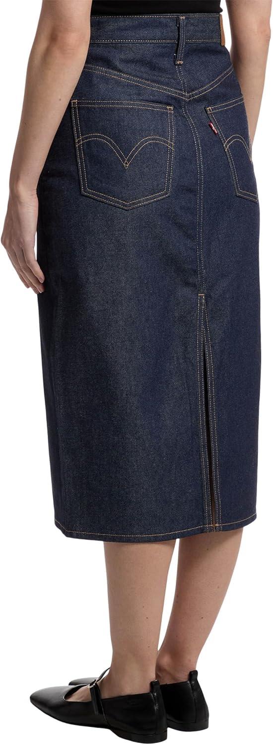 imageLevis Womens HighRise Slit SkirtSummer Soft Rigid