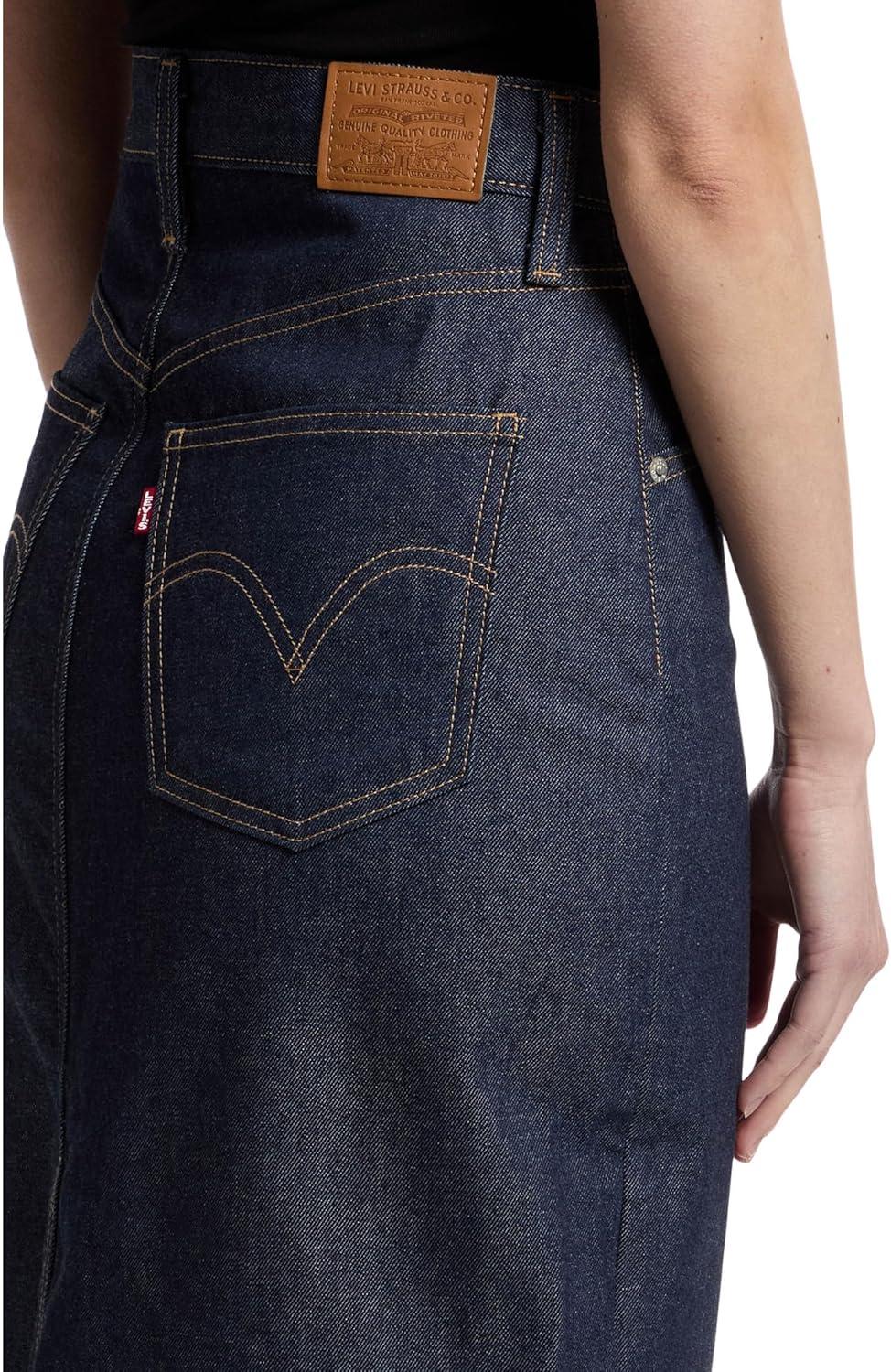imageLevis Womens HighRise Slit SkirtSummer Soft Rigid