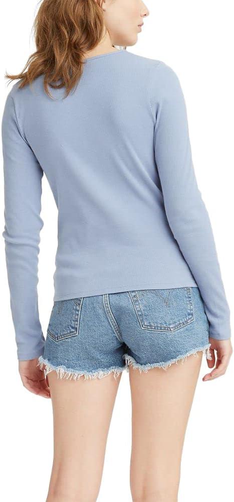 imageLevis Womens Honey Long Sleeve Shirt Standard and PlusCountry Blue