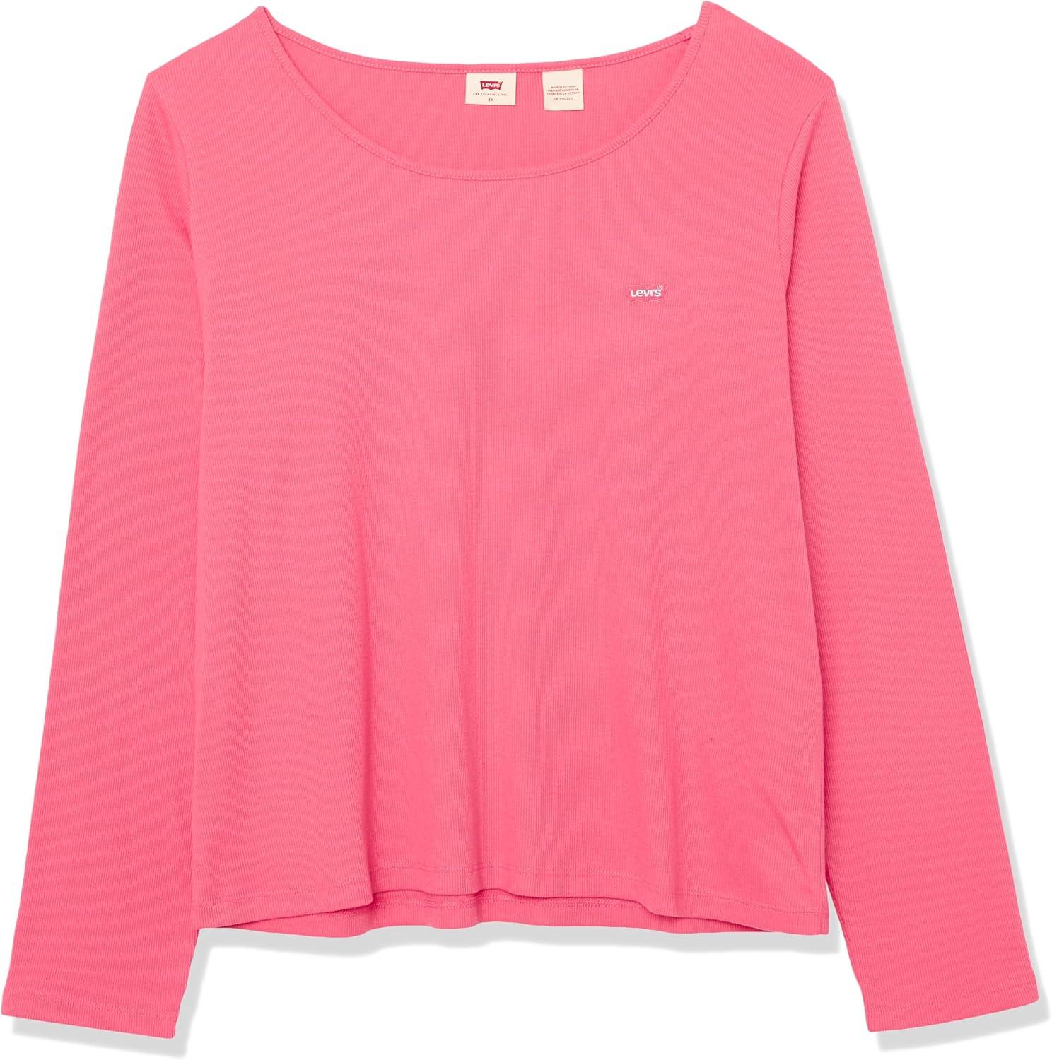 imageLevis Womens Honey Long Sleeve Shirt Standard and PlusItalian Rose