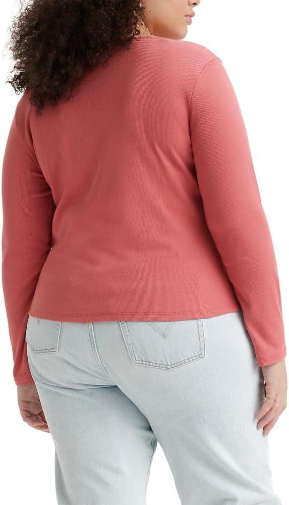 imageLevis Womens Honey Long Sleeve Shirt Standard and PlusItalian Rose