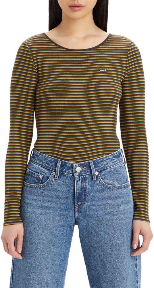 imageLevis Womens Honey Long Sleeve Shirt Standard and PlusJulip Stripe Mole