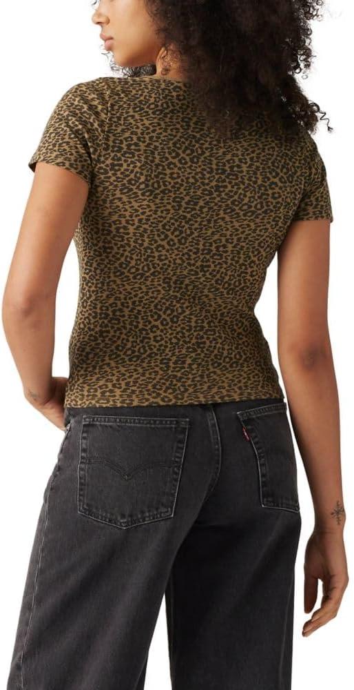 imageLevis Womens Honey Short Sleeve ShirtAnnessa Cheetah Ermine