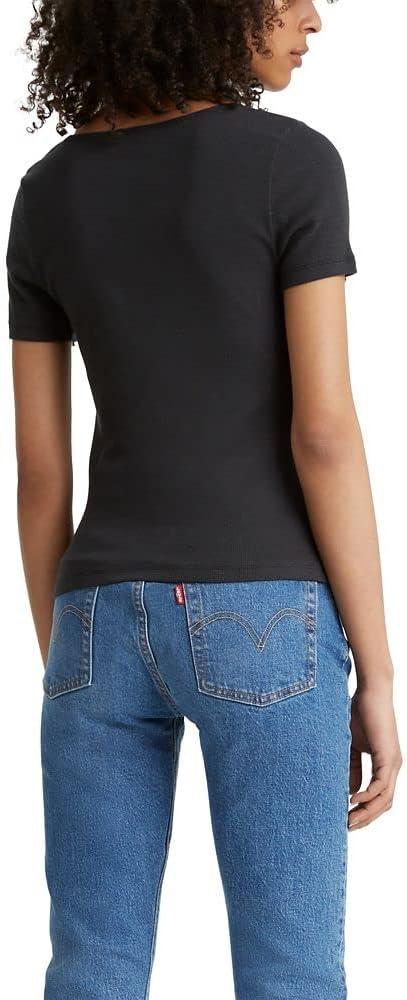 imageLevis Womens Honey Short Sleeve ShirtCaviar Black