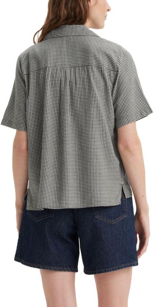 imageLevis Womens Joyce Resort Shirt Also Available in PlusAudra Plaid Deep Depths