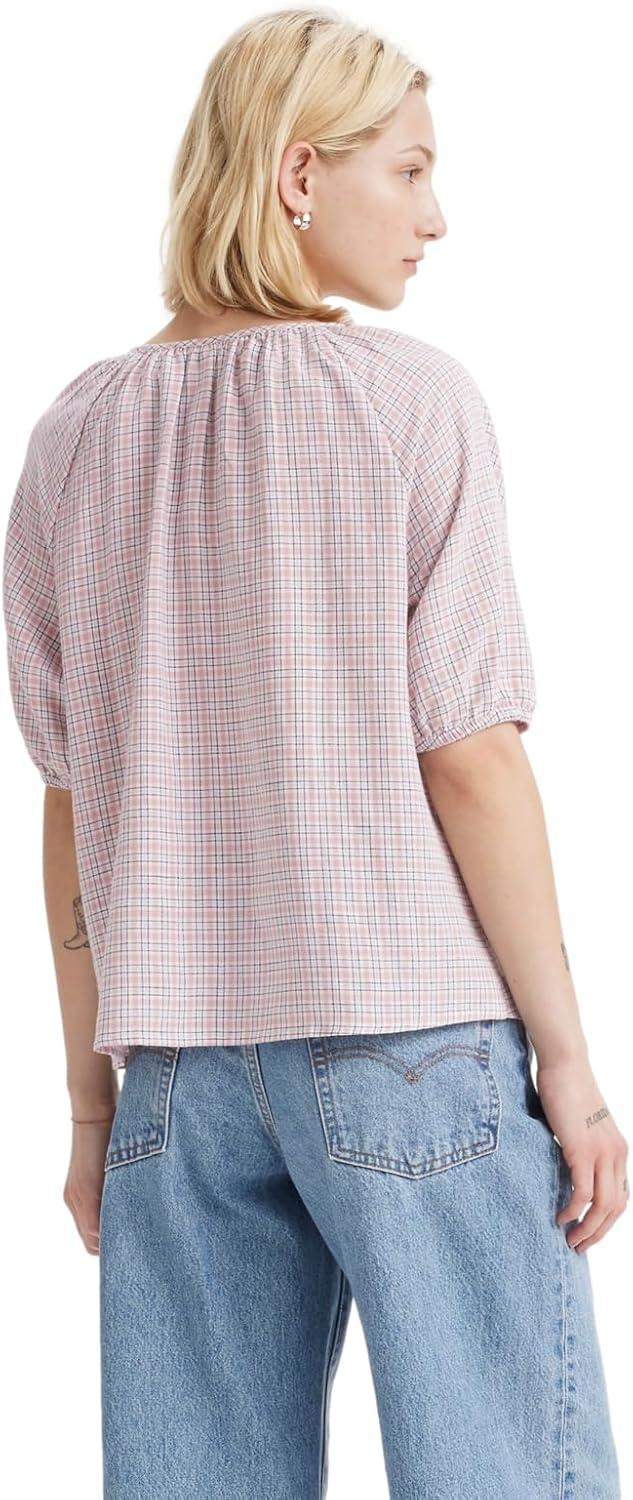imageLevis Womens Leanne BlouseMontana Plaid Pale Mauve