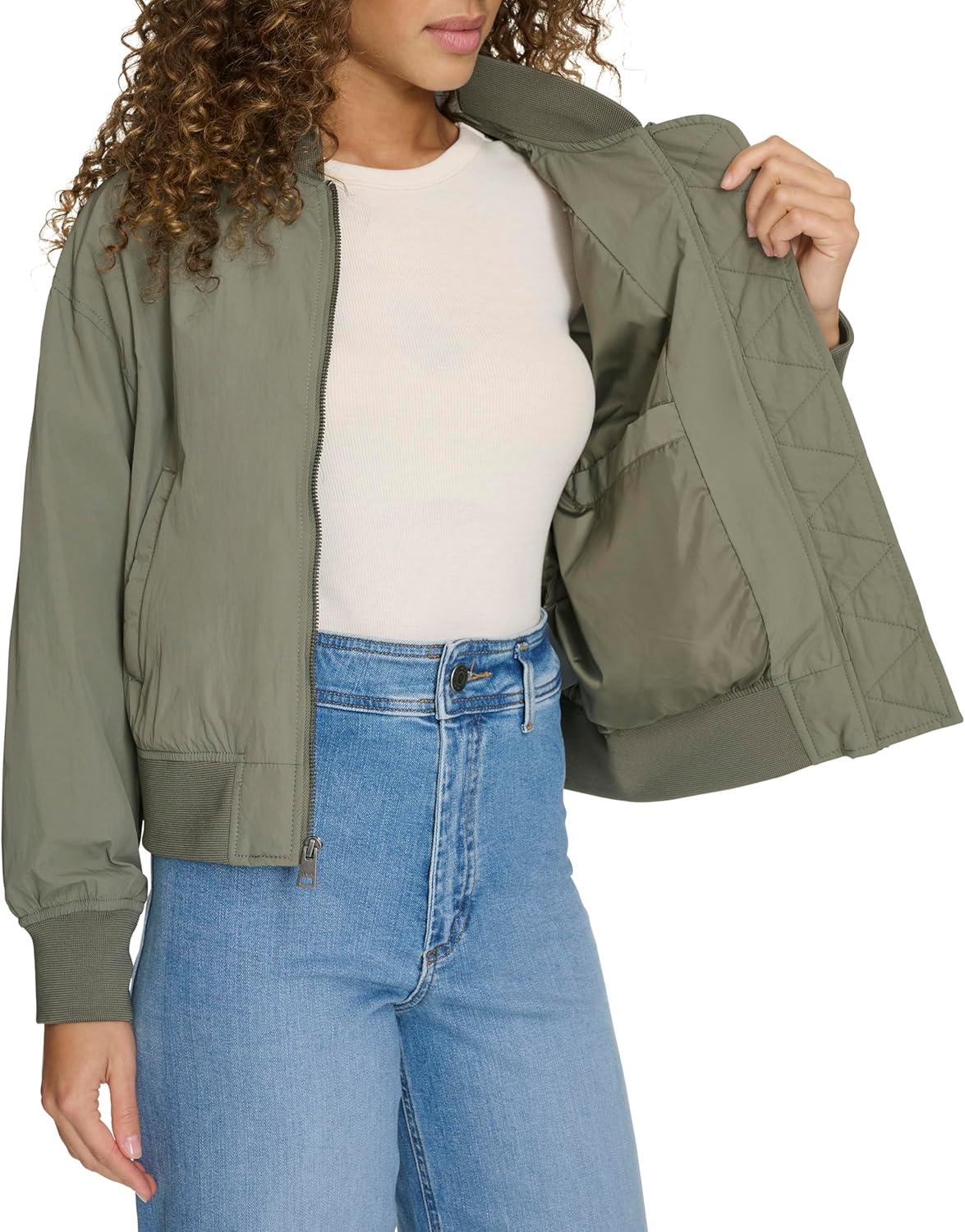 imageLevis Womens Levis Womens Lightweight Bomber JacketSage Green