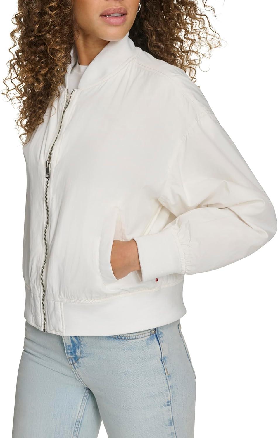 imageLevis Womens Levis Womens Lightweight Bomber JacketWhite