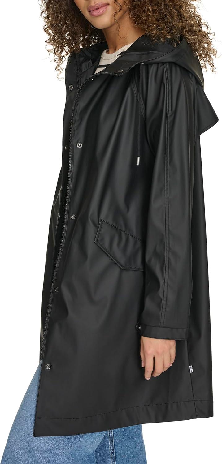 imageLevis Womens Levis Womens Raglan Sleeve Rain JacketBlack