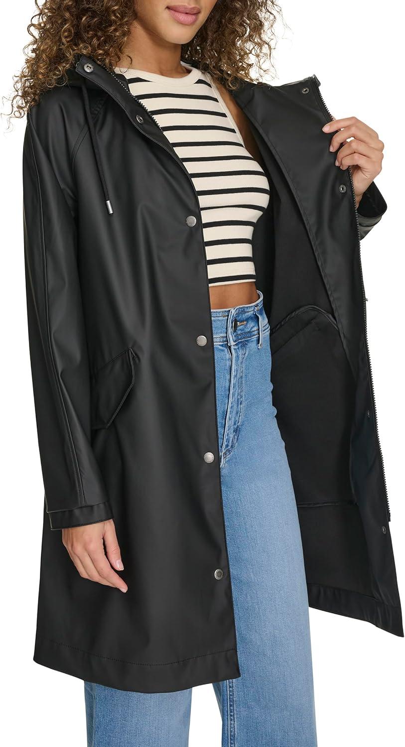 imageLevis Womens Levis Womens Raglan Sleeve Rain JacketBlack