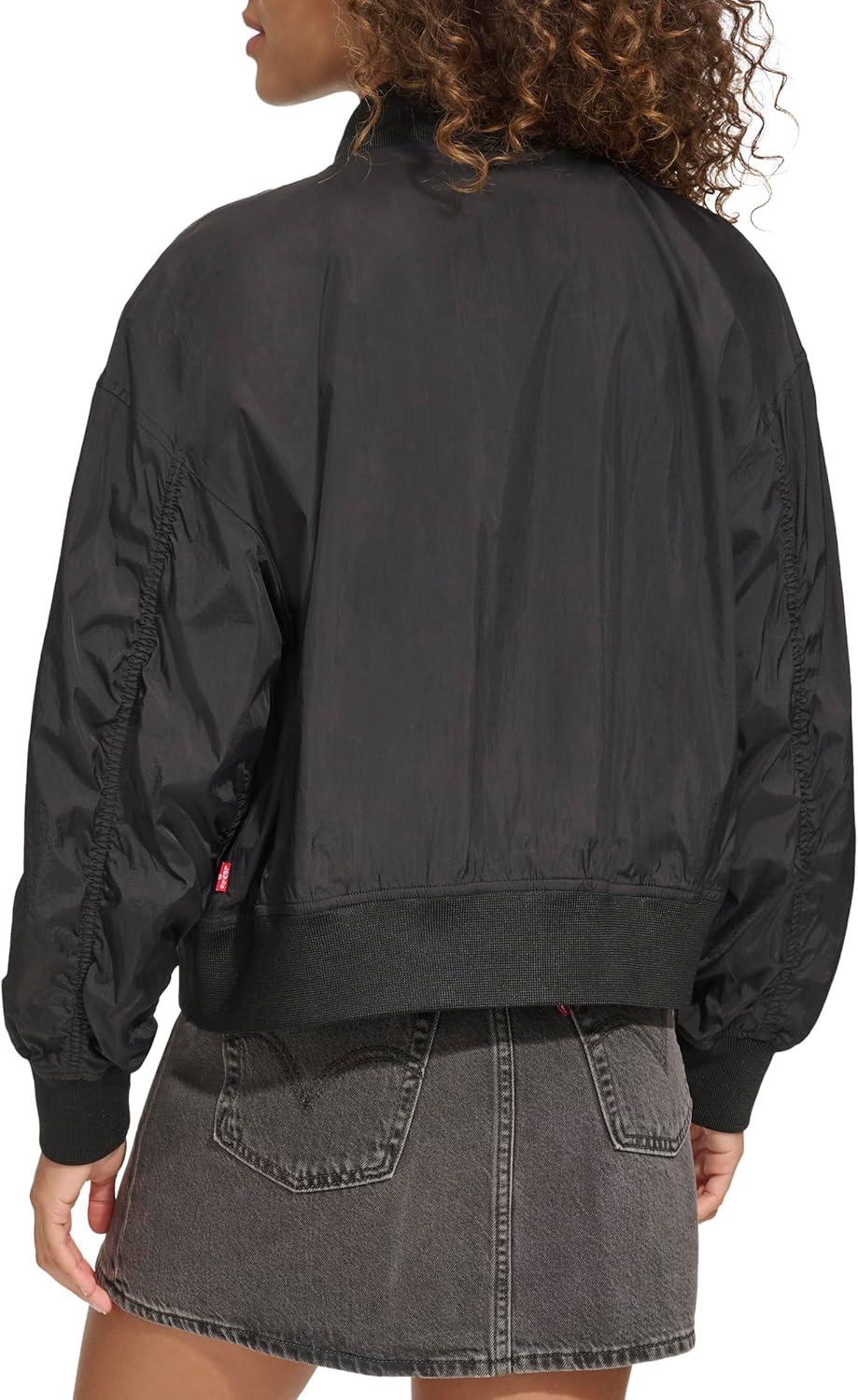 imageLevis Womens Lightweight Shorty Bomber JacketBlack
