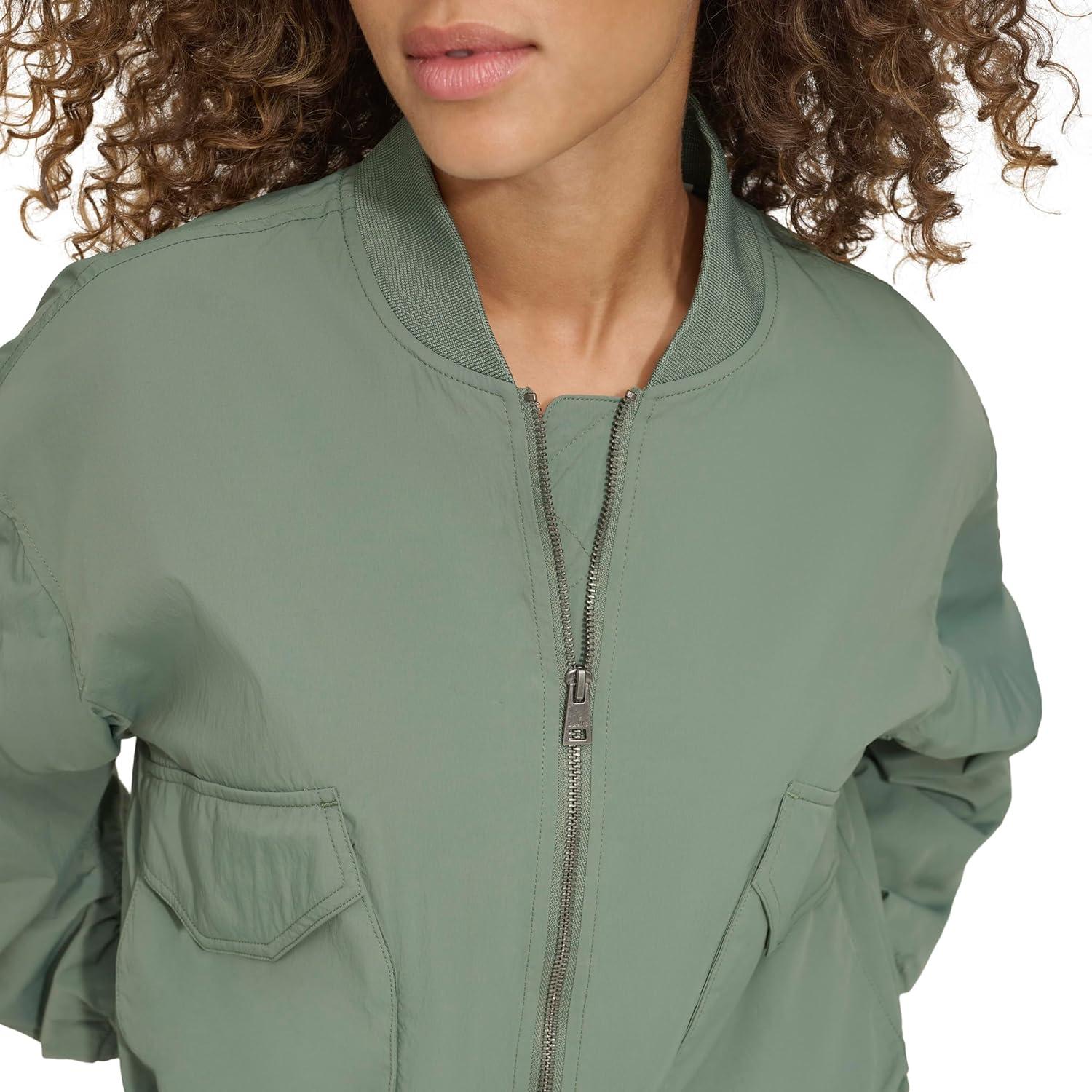 imageLevis Womens Lightweight Shorty Bomber JacketDark Forest