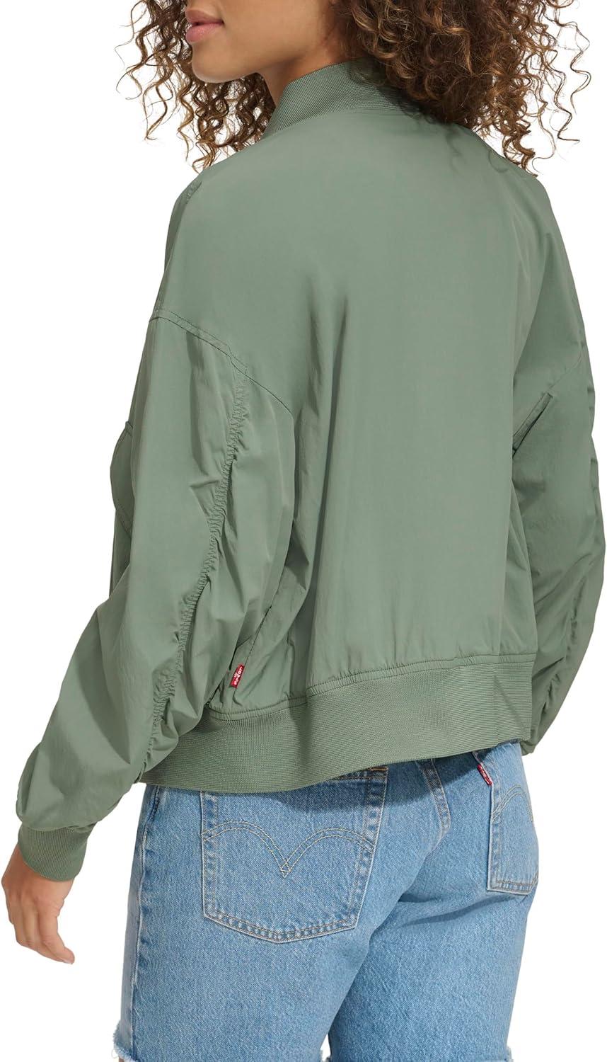 imageLevis Womens Lightweight Shorty Bomber JacketDark Forest