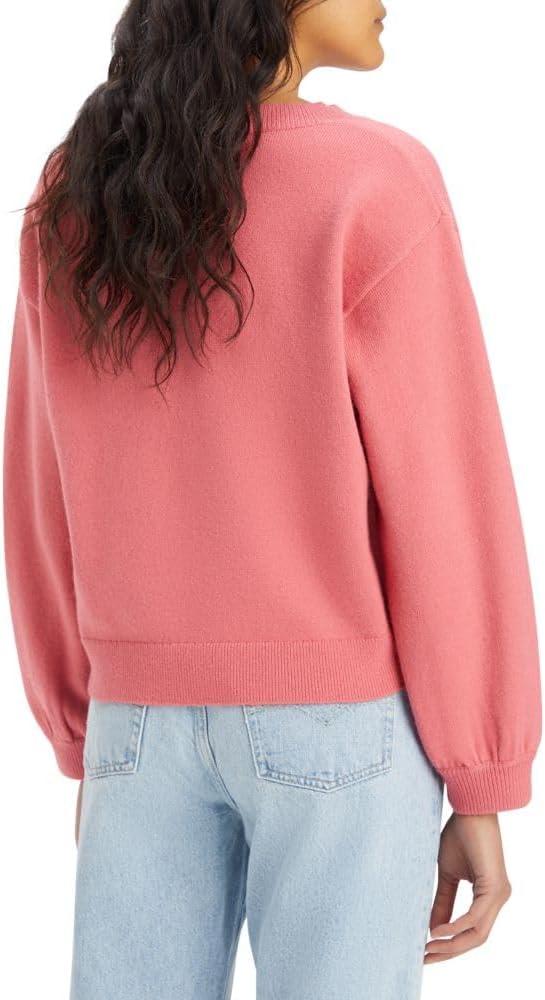 imageLevis Womens Long Sleeve Flower SweaterItalian Rose