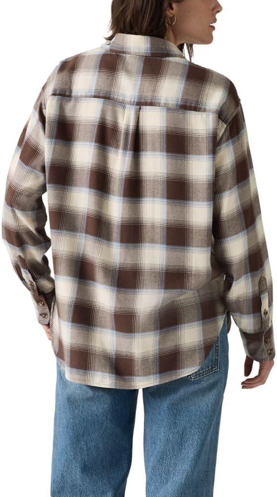 imageLevis Womens Lucas Flannel Long Sleeve ShirtAlloa Plaid Bracken Flannel
