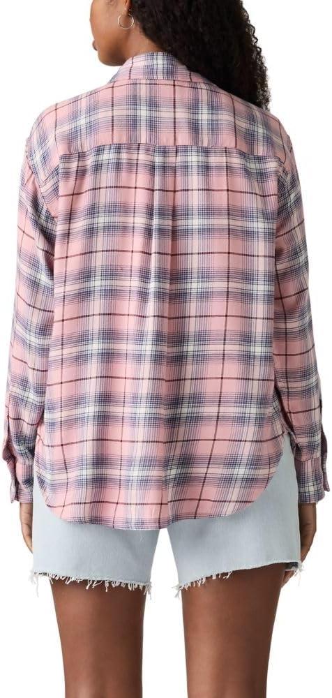 imageLevis Womens Lucas Flannel Long Sleeve ShirtHuxley Plaid Zephyr Flannel