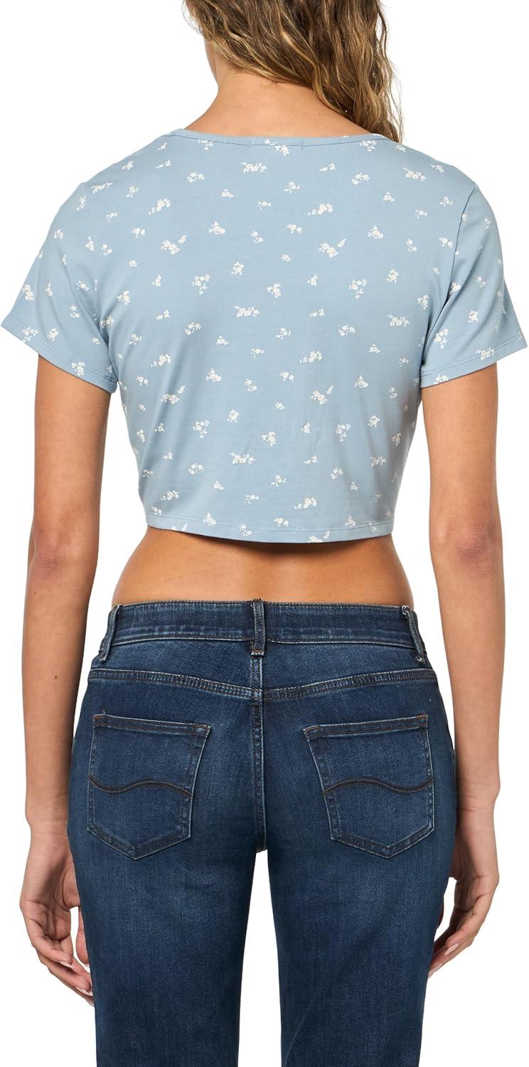 imageLevis Womens Lyra TeeLou Ditsy Floral Dusty Blue