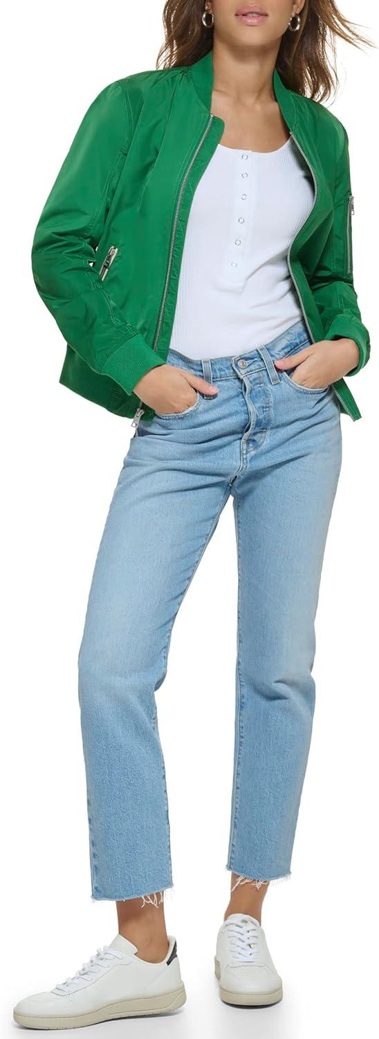 imageLevis Womens Melanie Newport Bomber Jacket Regular amp Plus SizeArden Green