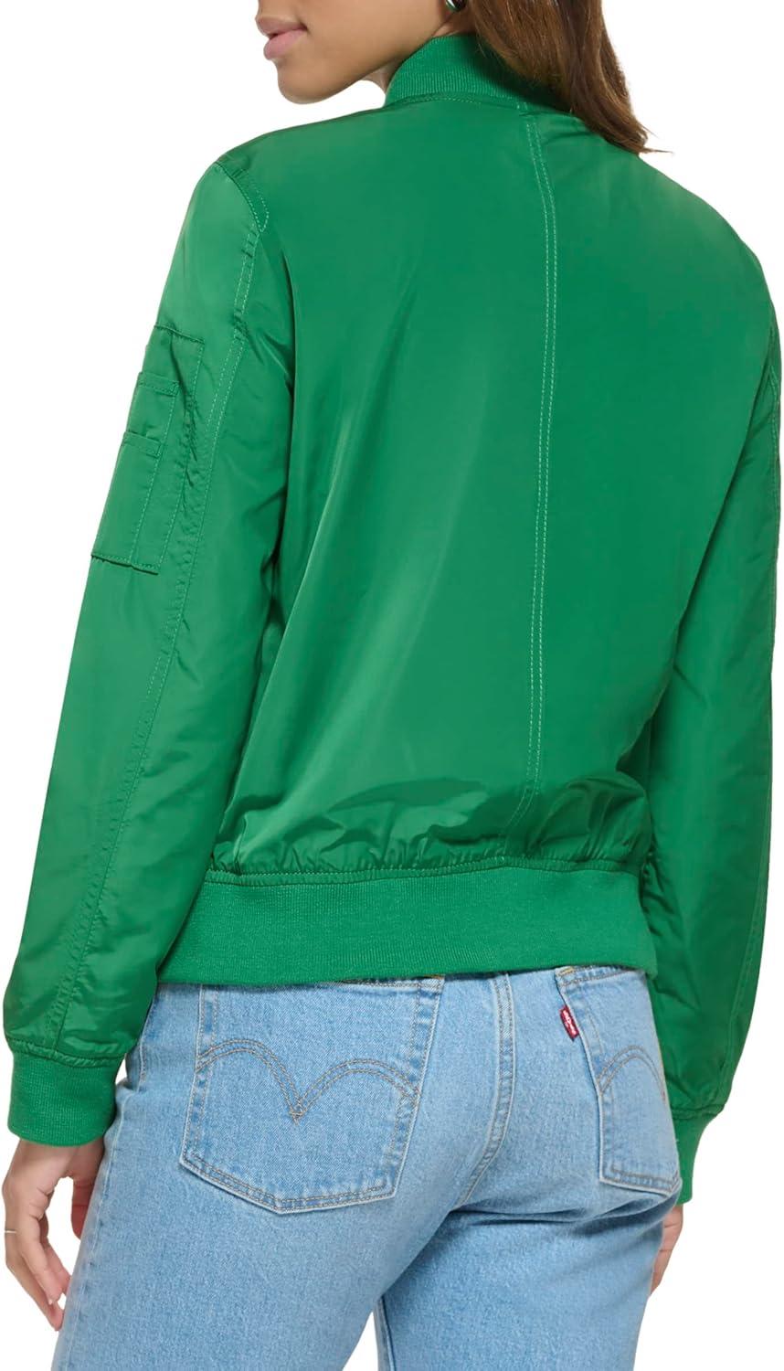 imageLevis Womens Melanie Newport Bomber Jacket Regular amp Plus SizeArden Green