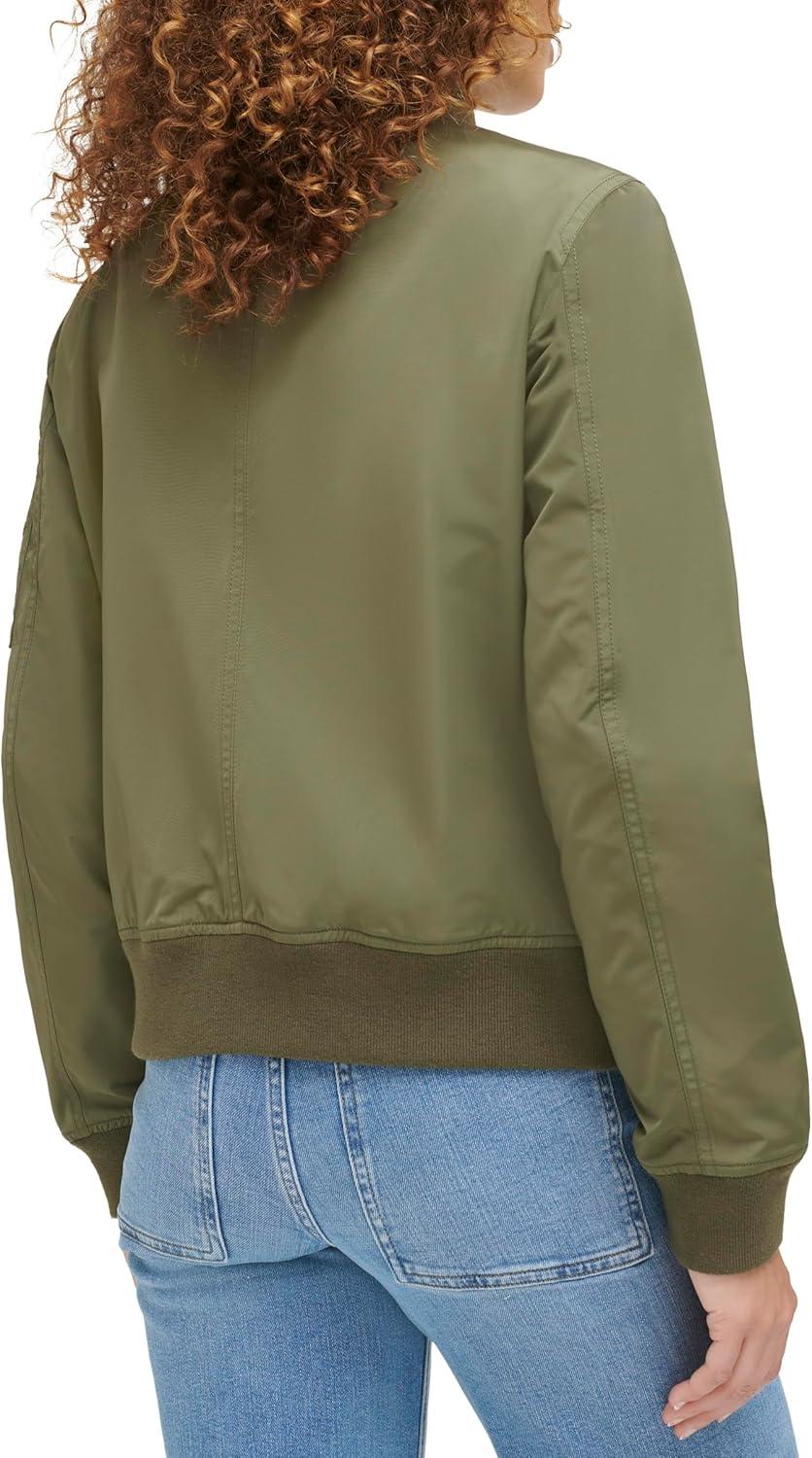 imageLevis Womens Melanie Newport Bomber Jacket Regular amp Plus SizeArmy Green