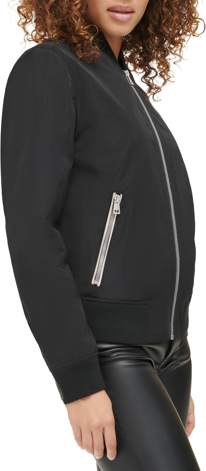 imageLevis Womens Melanie Newport Bomber Jacket Regular amp Plus SizeBlack