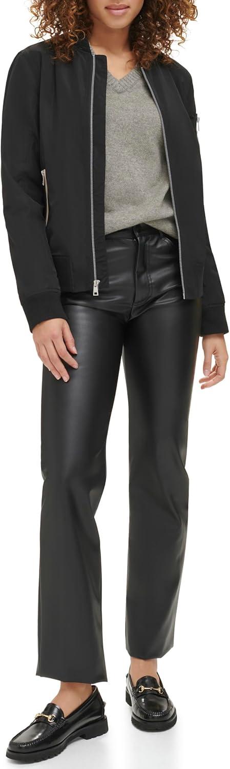 imageLevis Womens Melanie Newport Bomber Jacket Regular amp Plus SizeBlack